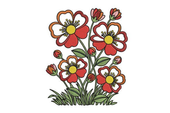 Download Wildflower Embroidery Design - Wild Collection