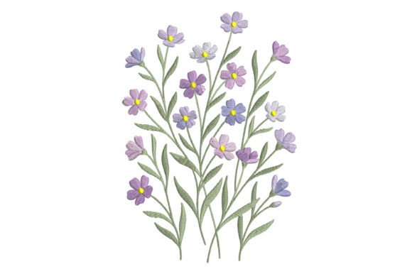 Download Wildflower Embroidery Design - Wild Collection