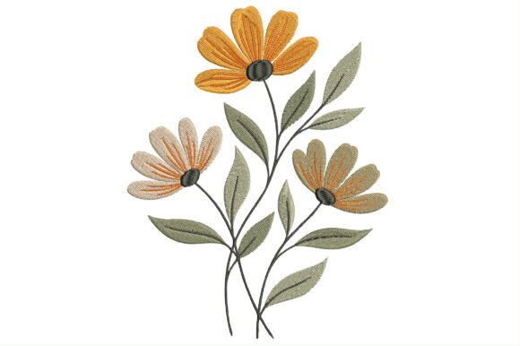 Download Wildflower Embroidery Design - Wild Collection