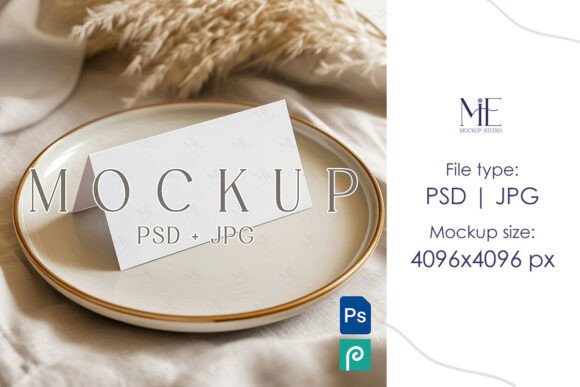Download Wedding Table Tent Place Card Mockup - Premium Resources
