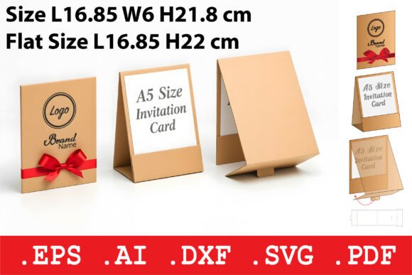 Download Foldable A5 Invitation Tent Card - Premium Resources